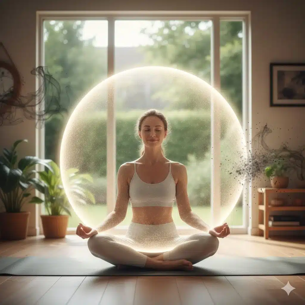Bulle de lumière pour la protection énergétique